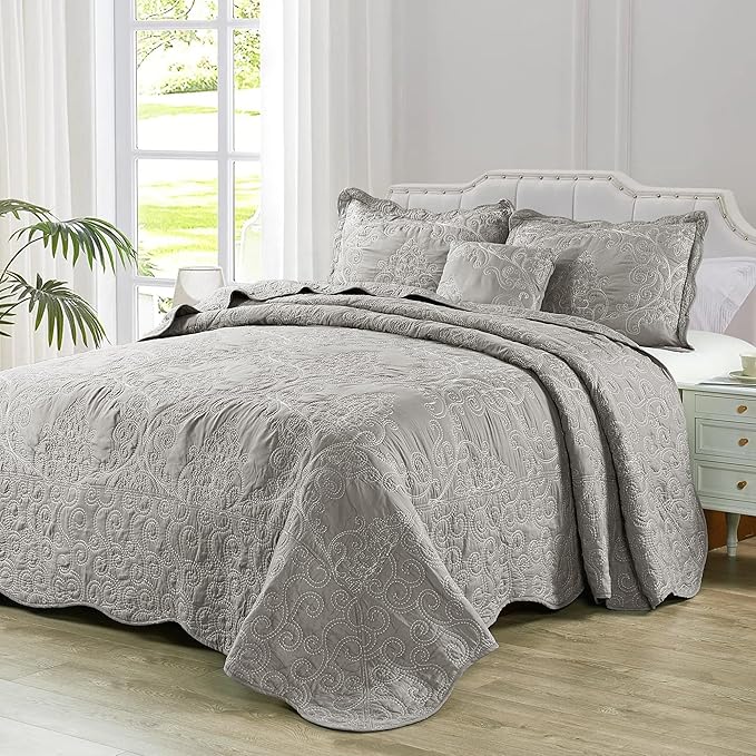 Microfiber Quilt Set - 4 Piece