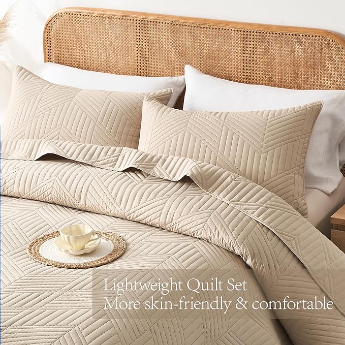 Microfiber Quilt Set - Twin