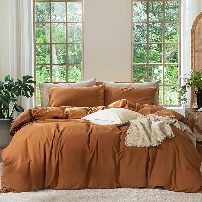Linen Duvet Cover Set - Queen