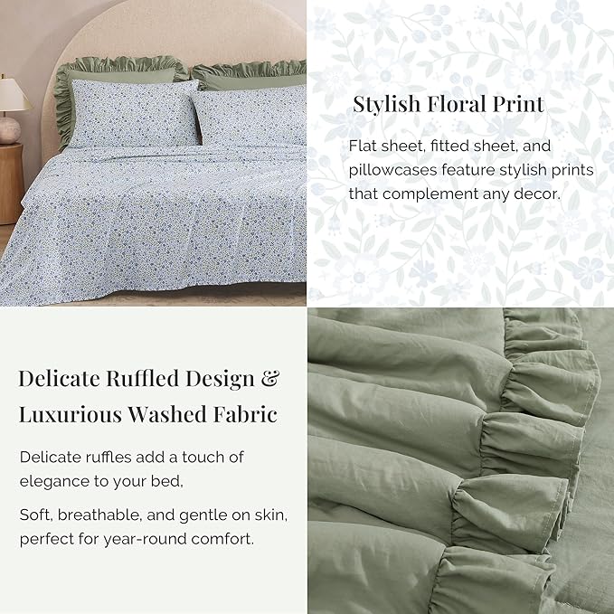 Comforter Set - King - 7 Piece