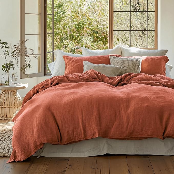 Linen Duvet Cover Set - King