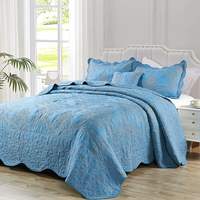Microfiber Quilt Set - 4 Piece