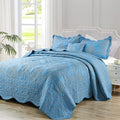 Microfiber Quilt Set - 4 Piece