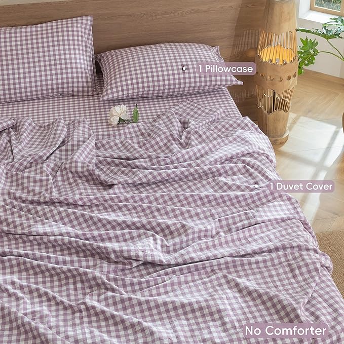Linen Duvet Cover Set - Twin