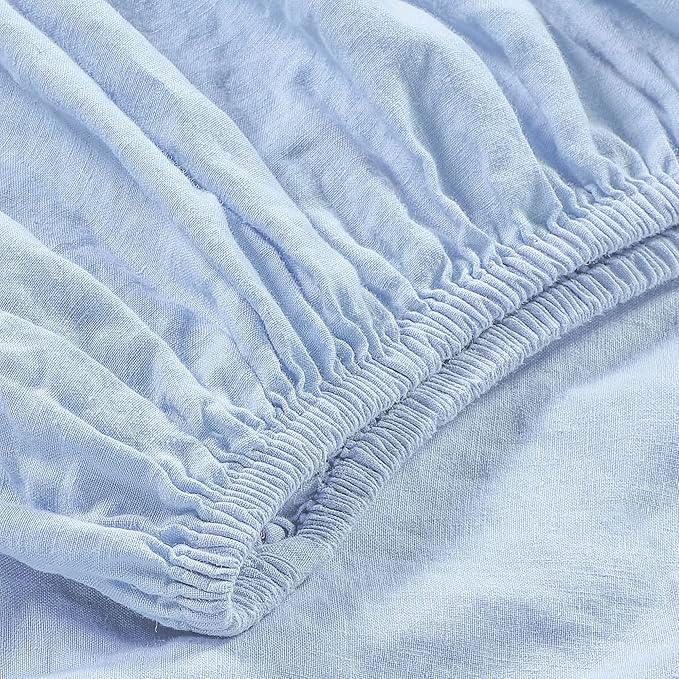 Linen Cooling Bed Sheet Set - Queen