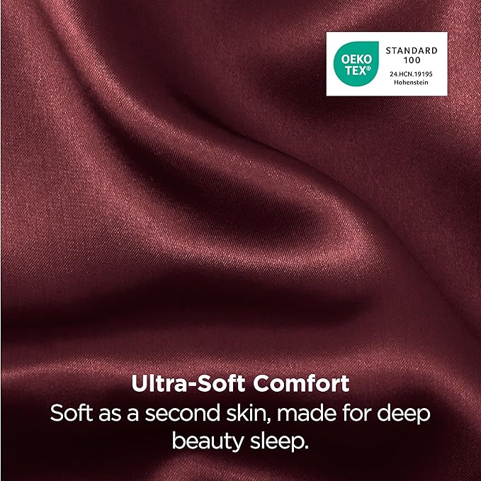 Satin Pillowcase Set - Queen - 20 x 30 in - 2 Piece