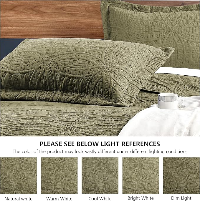 Quilt Set - California King - 3 Piece