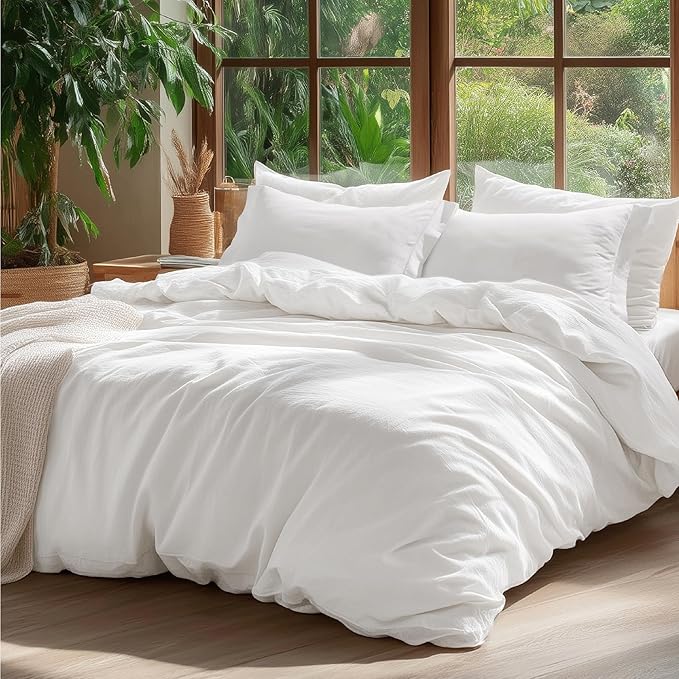 Linen Duvet Cover Set - Queen