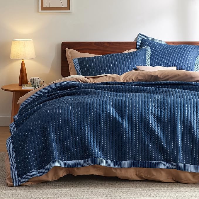 Microfiber Quilt Set - Twin - 2 Piece