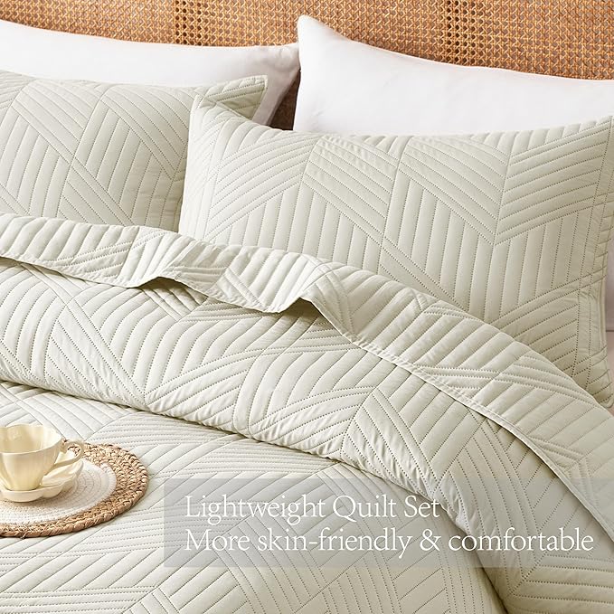 Microfiber Quilt Set - Twin