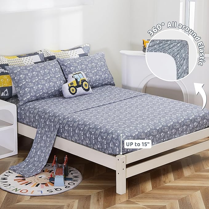 Microfiber Comforter Set - Twin - 6 Piece