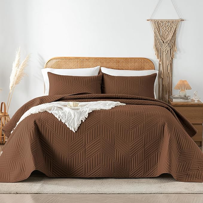 Microfiber Quilt Set - Queen