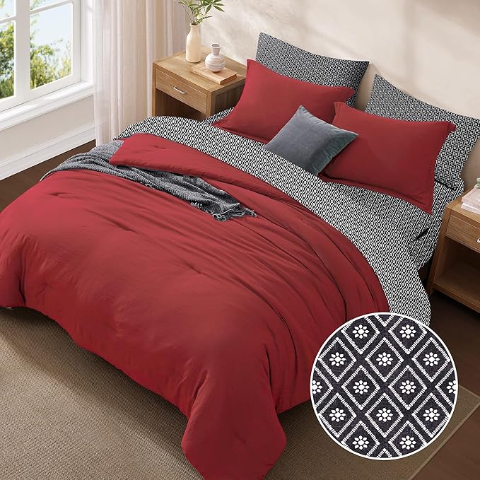 Comforter Set - King - 7 Piece