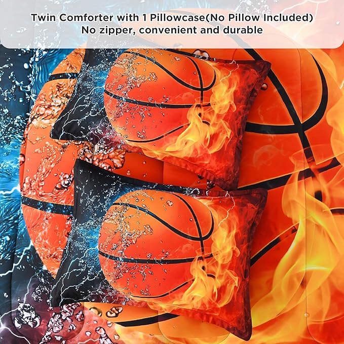 Microfiber Comforter Set - Twin - 66 x 90 in - 2 Piece