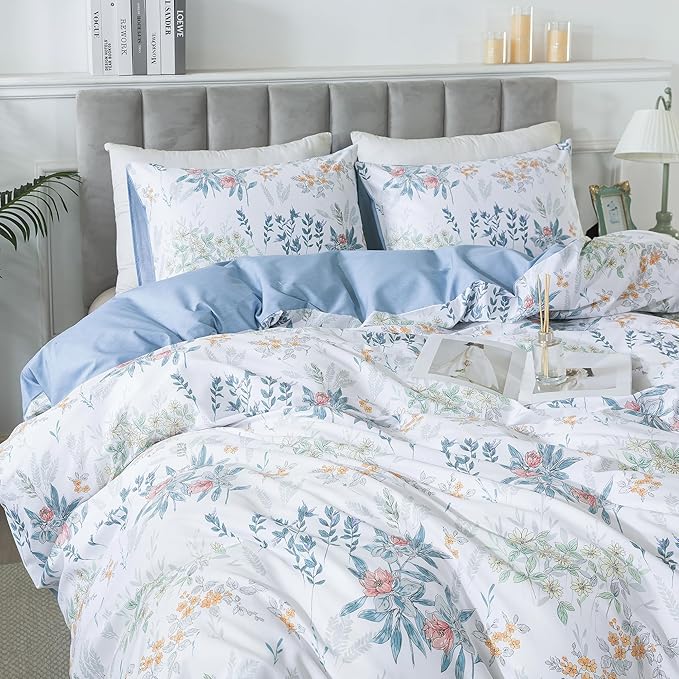100% Cotton Duvet Cover Set - Queen - 3 Piece
