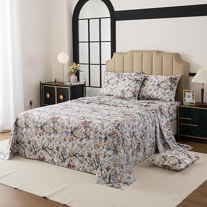 Bed Sheet Set - Full - 17.7 in Deep Pocket - 4 Piece