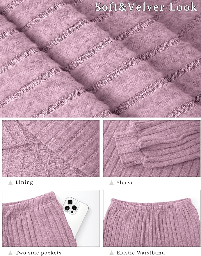 Women's Pants Pajama Set - Long Sleeve - 2 Piece