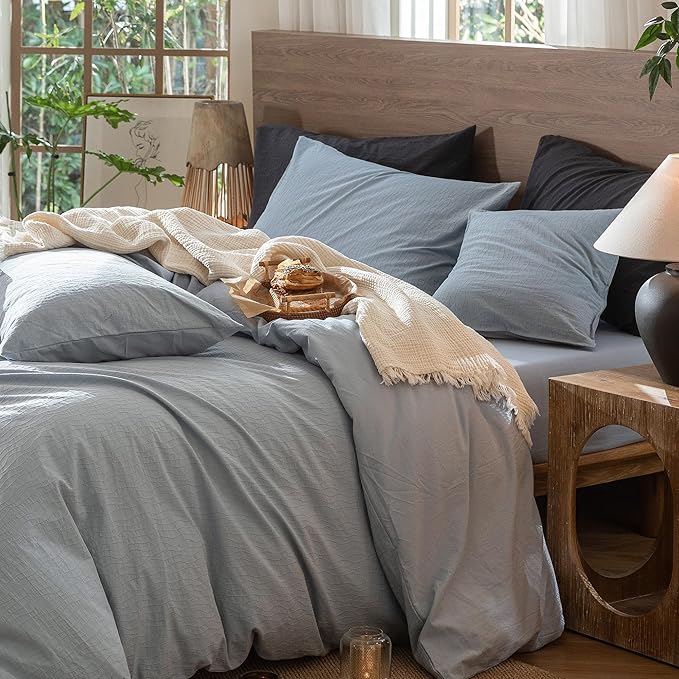 Linen Duvet Cover Set - Queen