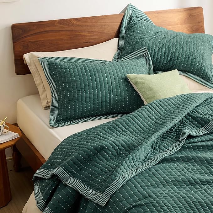 Microfiber Quilt Set - King - 3 Piece