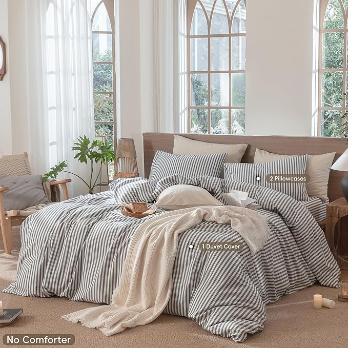 Linen Duvet Cover Set - King