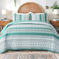 Microfiber Quilt Set - King - 3 Piece
