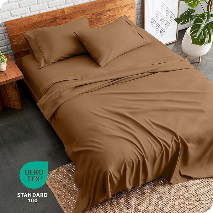 Microfiber Bed Sheet Set - Queen - 4 Piece