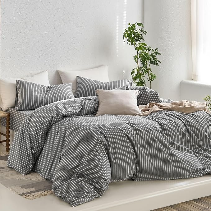Linen Duvet Cover Set - Queen