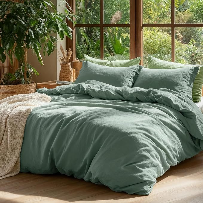 Linen Duvet Cover Set - King