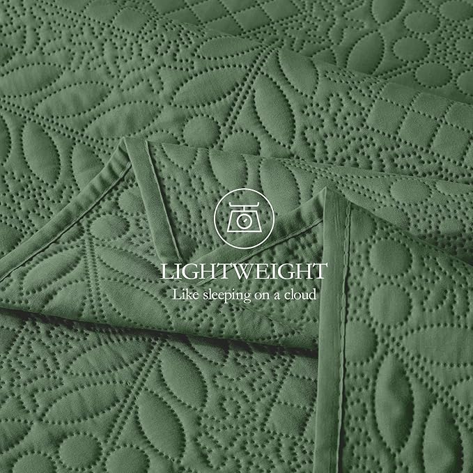Microfiber Quilt Set - Queen - 3 Piece