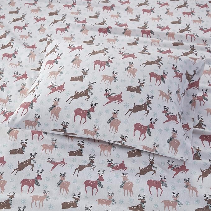 100% Cotton Bed Sheet Set - King - 4 Piece