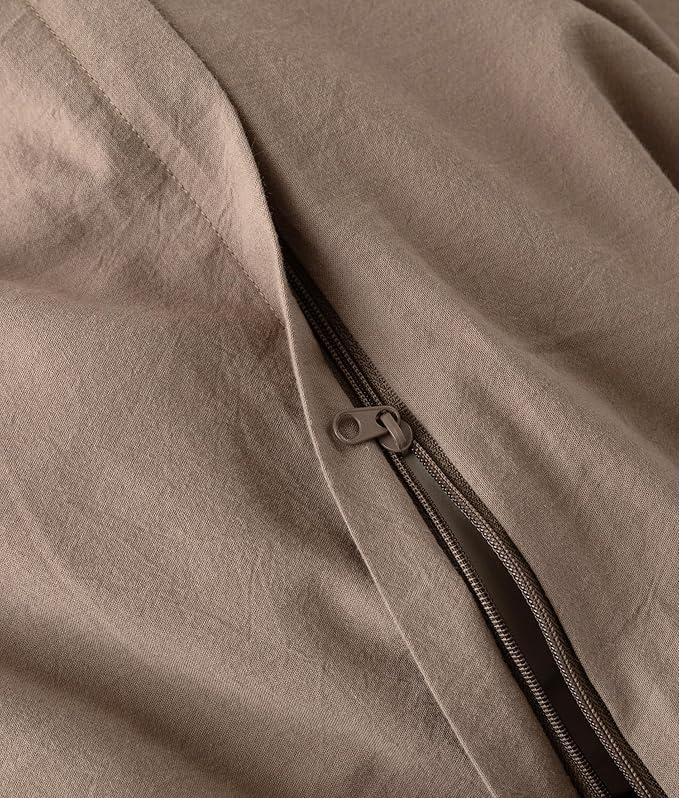 Linen Duvet Cover Set - King - 120 x 120 in - 3 Piece