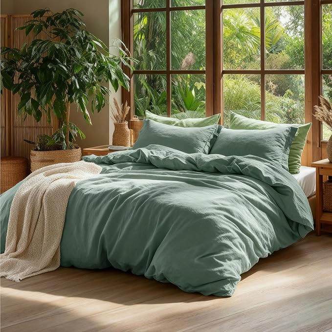 Linen Duvet Cover Set - King