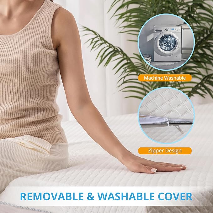 Memory Foam Cooling Mattress Topper - Twin XL