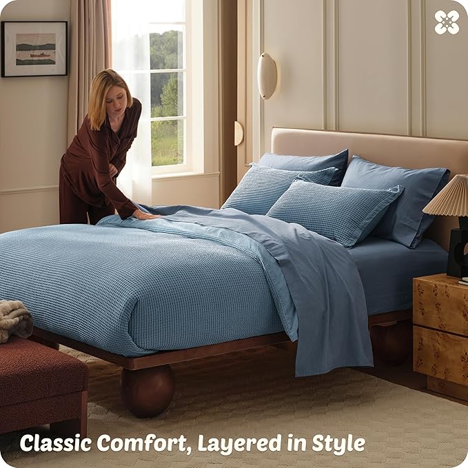 100% Cotton Duvet Cover Set - Queen - 3 Piece
