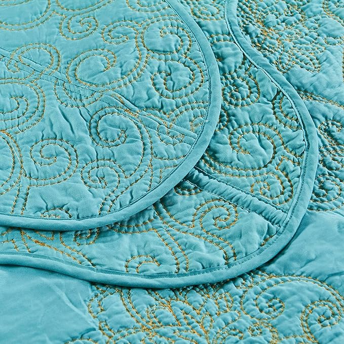 Microfiber Quilt Set - 4 Piece