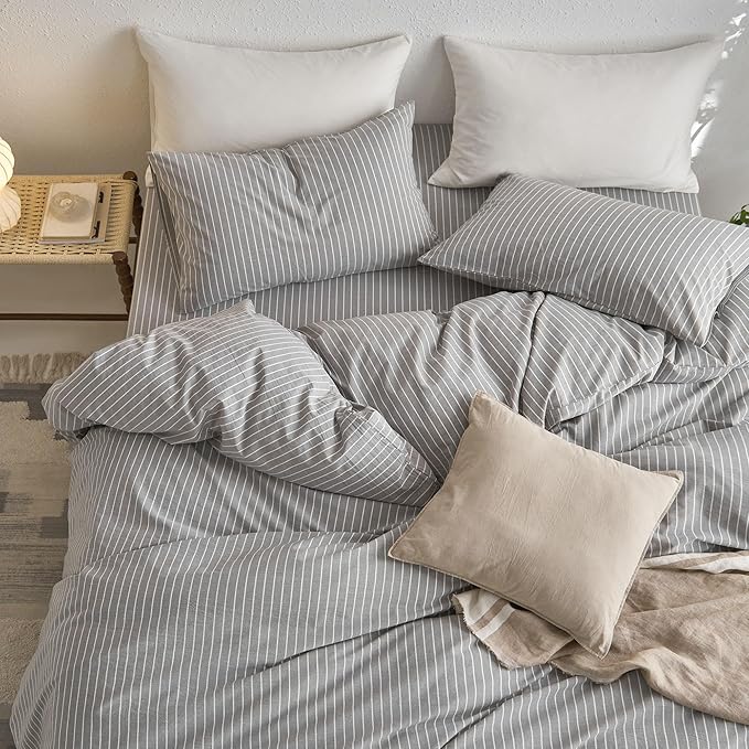 Linen Duvet Cover Set - Full
