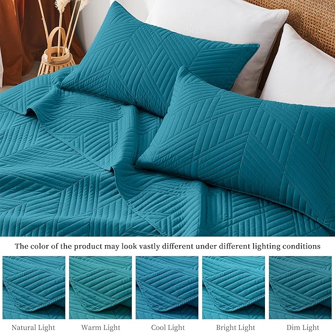 Microfiber Quilt Set - King