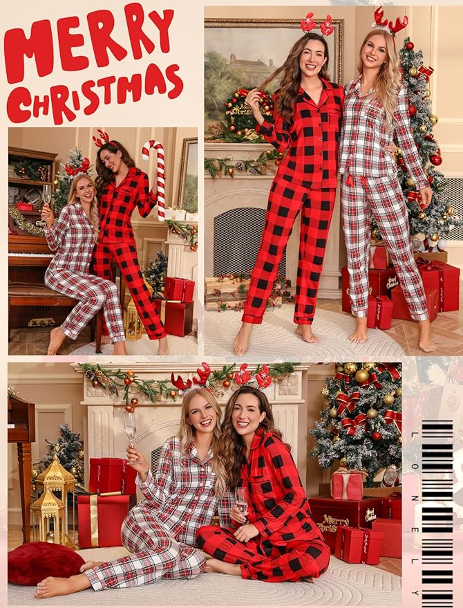 Women's Pants Pajama Set - Long Sleeve - 2 Piece