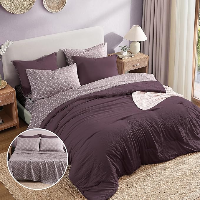 Comforter Set - Queen - 7 Piece