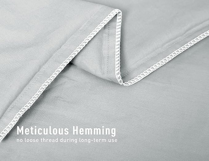 100% Cotton Pillowcase Set - King - 20 x 40 in - 2 Piece