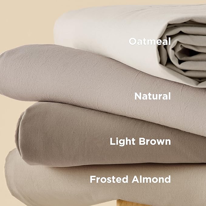 Linen Duvet Cover Set - King - 3 Piece