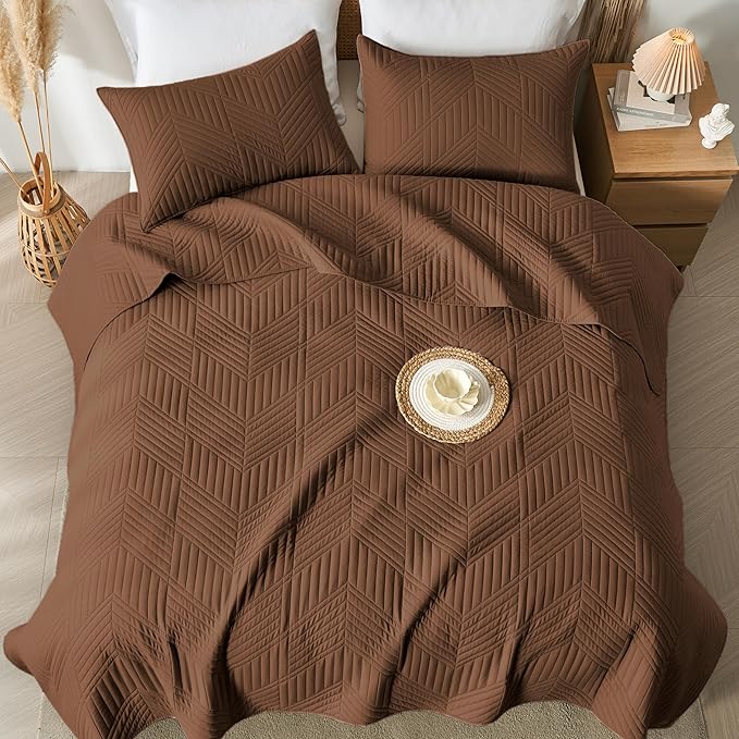 Microfiber Quilt Set - Queen