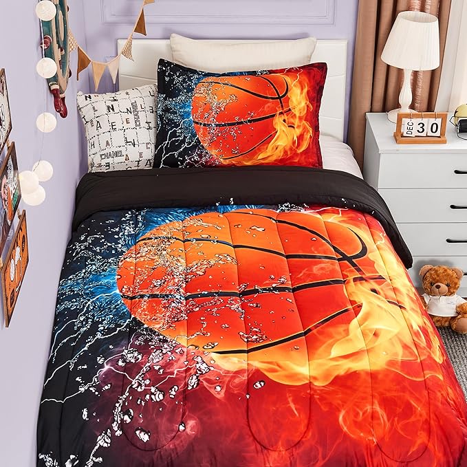 Microfiber Comforter Set - Twin - 66 x 90 in - 2 Piece
