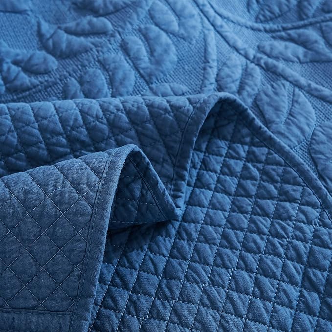 100% Cotton Quilt Set - Queen - 3 Piece