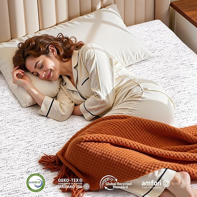 Memory Foam Cooling Mattress Topper - California King