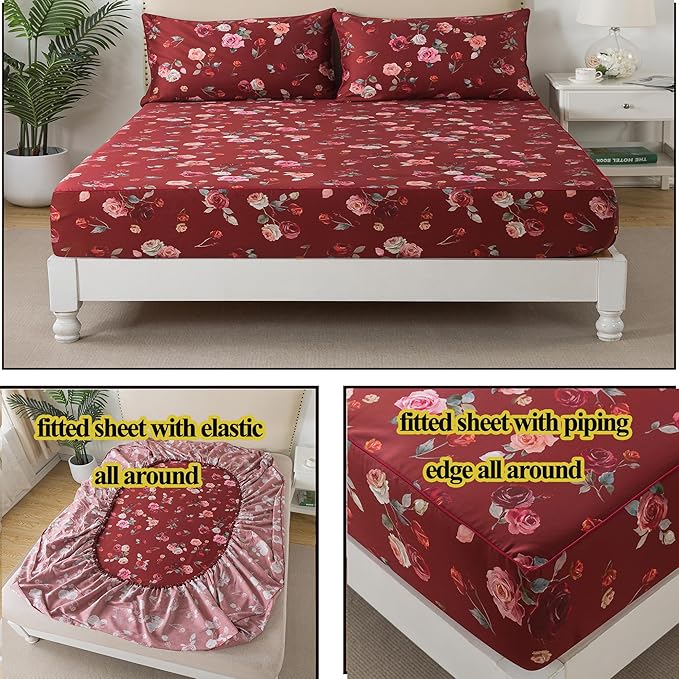 Bed Sheet Set - Full - 4 Piece
