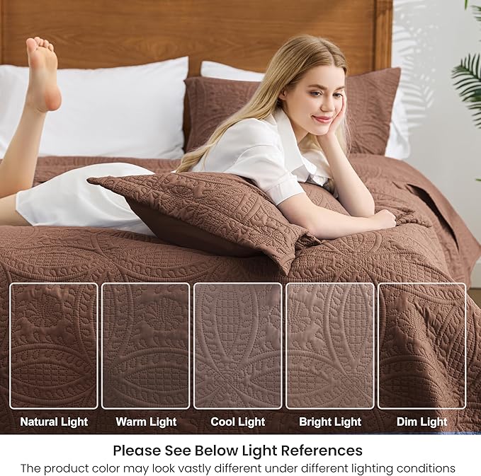 Quilt Set - California King - 3 Piece