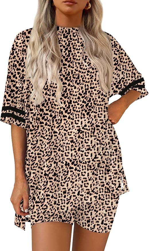 Shorts Pajama Set - Short Sleeve - 2 Piece