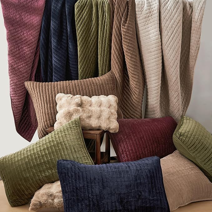 Velvet Quilt Set - Queen