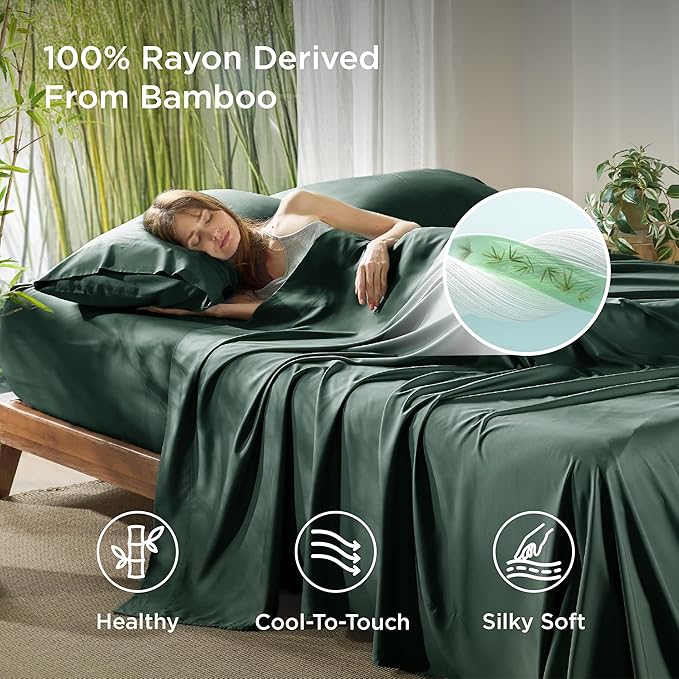 Bamboo Cooling Bed Sheet Set - King